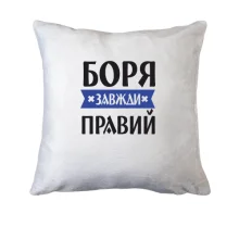 Подушка Боря завжди правий