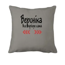 Подушка з написом 