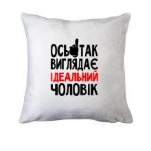 Подушка ось так виглядає ідеальний чоловік