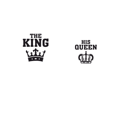 Парные футболки The King his Queen в Украине Отличная цена. prostomayki.com...