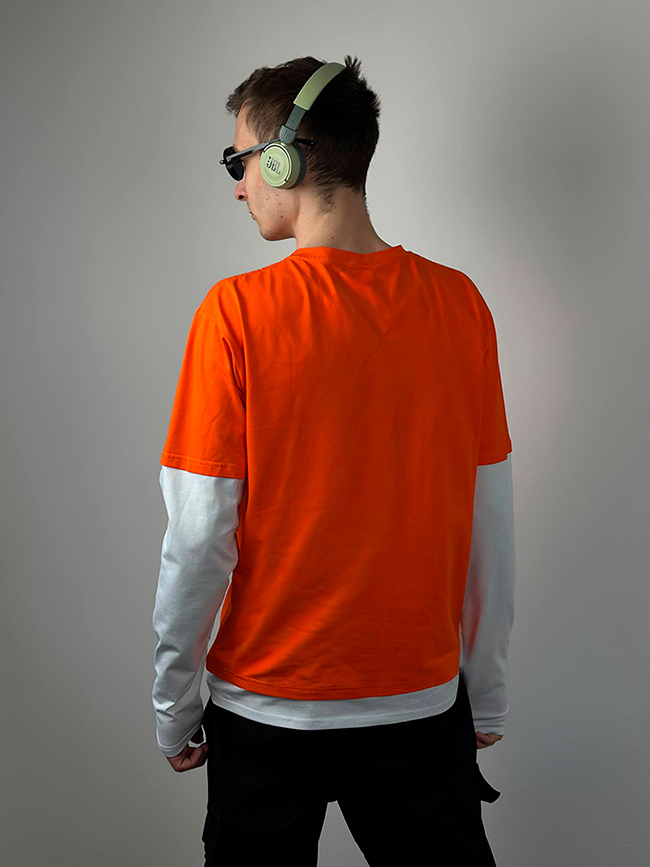 Комбінований лонгслів (фото 2)