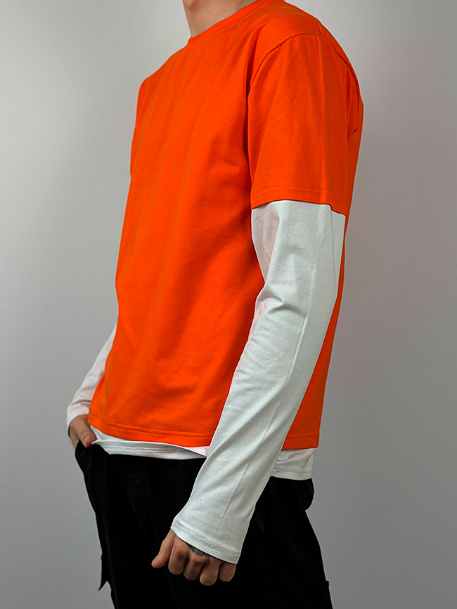 Комбінований лонгслів (фото 3)