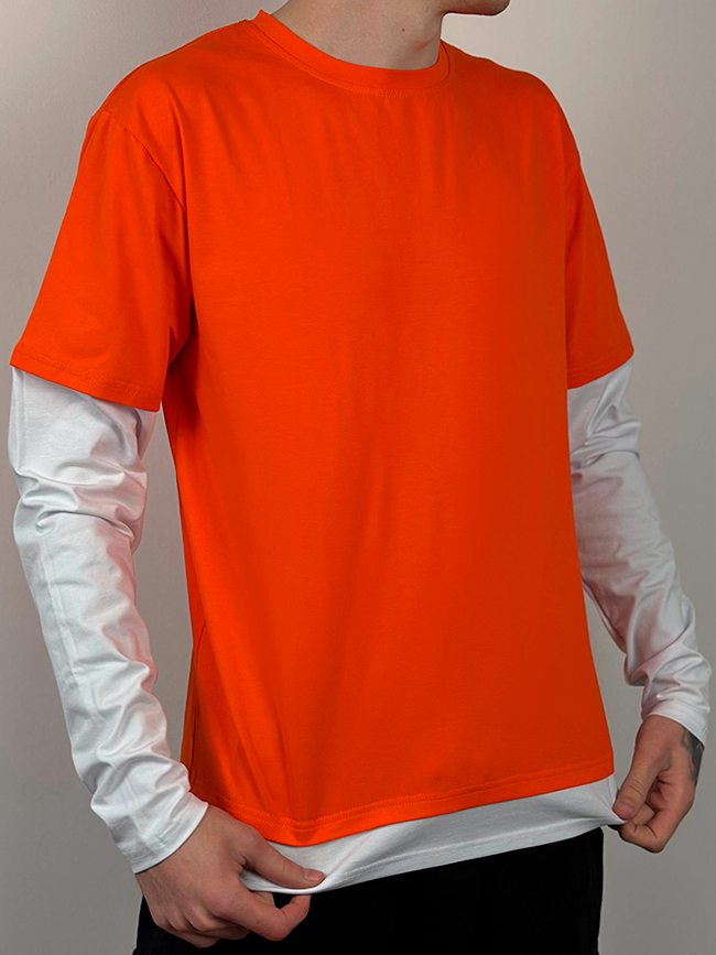 Комбінований лонгслів (фото 4)