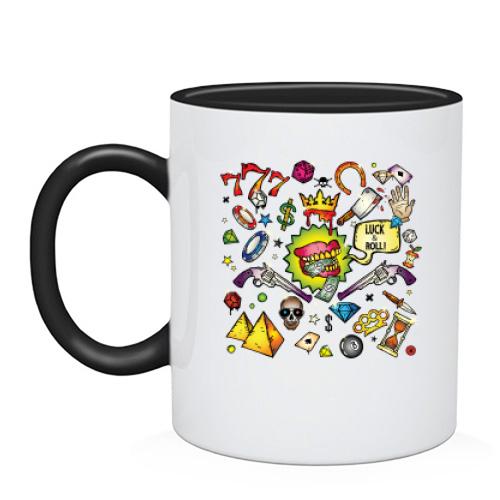 Чашка Luck & Roll