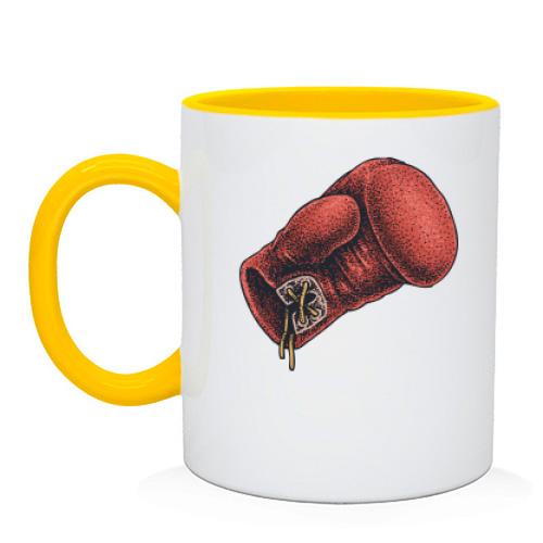 Чашка з боксерською рукавичкою