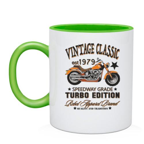 Чашка vintage classic moto
