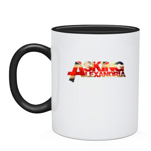 Чашка Asking Alexandria лого