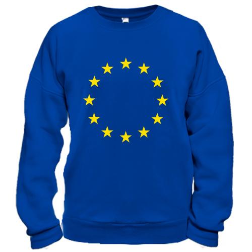 Свитшот с символикой Евро Союза