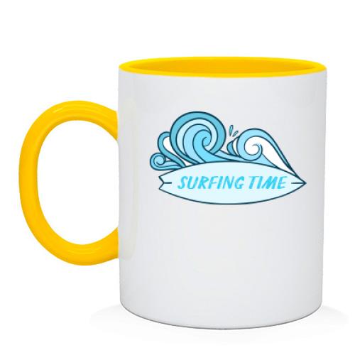 Чашка surfing time