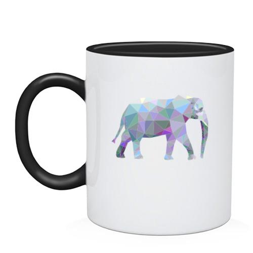 Чашка зі слоном