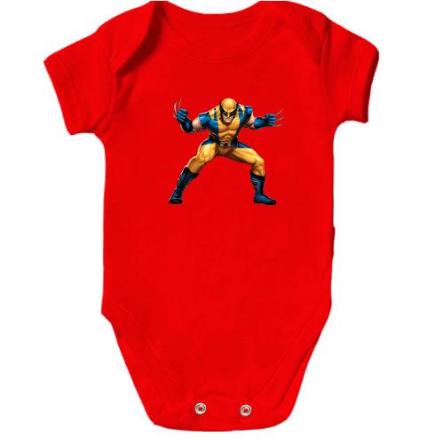 Детское боди с Росомахой (x-men)