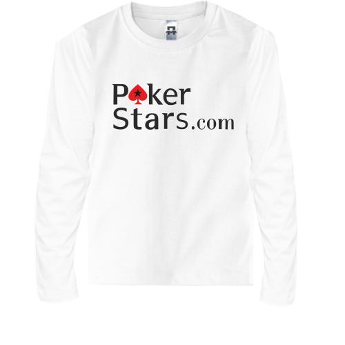 Детская футболка с длинным рукавом Poker Stars.соm
