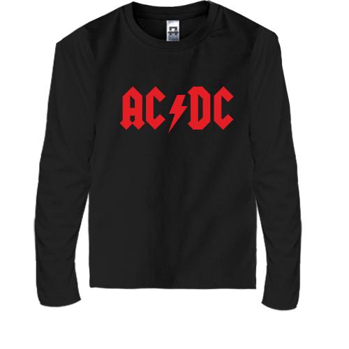 Детская футболка с длинным рукавом AC/DC logo