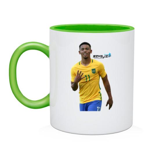 Чашка c Gabriel Jesus 2