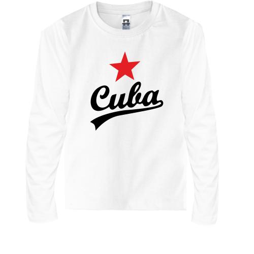 Детская футболка с длинным рукавом Куба - Cuba