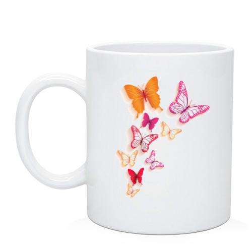 Чашка з метеликами