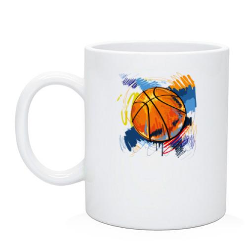 Чашка c баскетбольным мячом