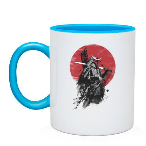 Чашка c вооруженным самураем