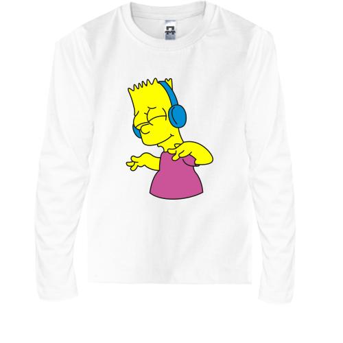 Детская футболка с длинным рукавом Барт