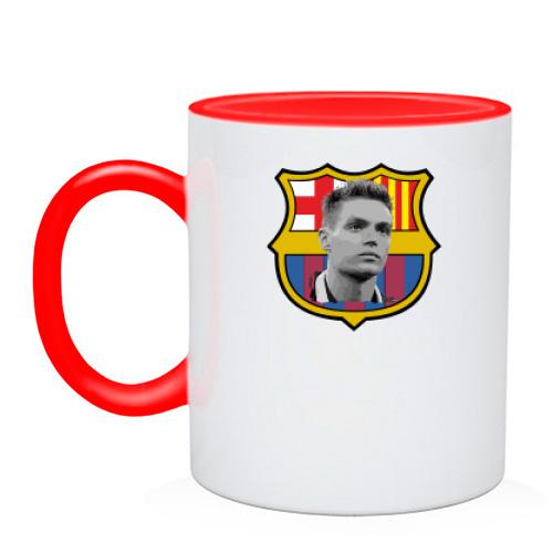 Чашка с игроком Барселоны