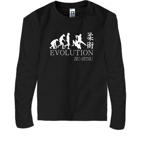 Детская футболка с длинным рукавом  Jiu-Jitsu Evolution