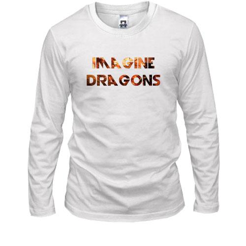 Лонгслив Imagine Dragons (огненный дракон)