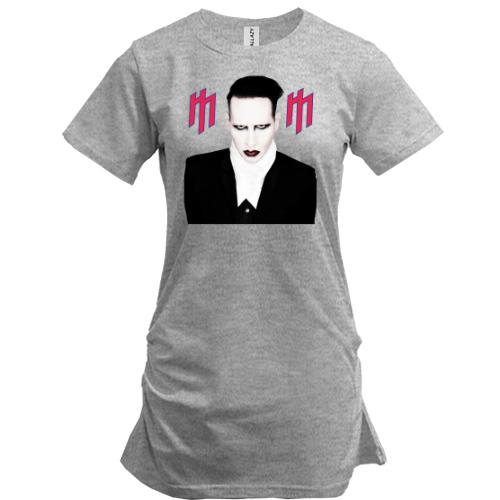 Подовжена футболка Marilyn Manson (2)
