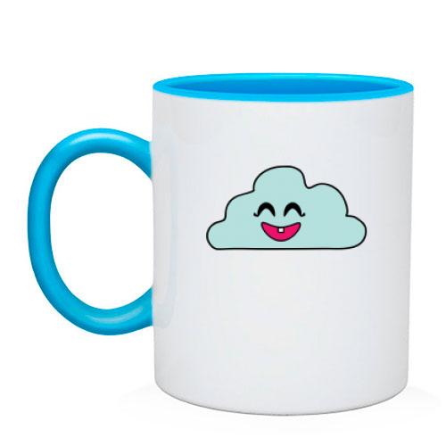Чашка с веселым облаком