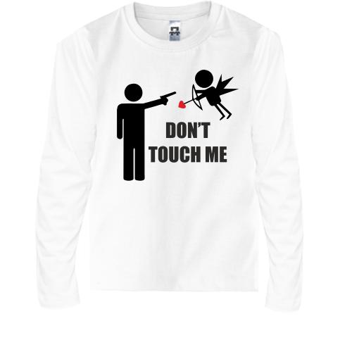 Дитячий лонгслів Don't touch me 2