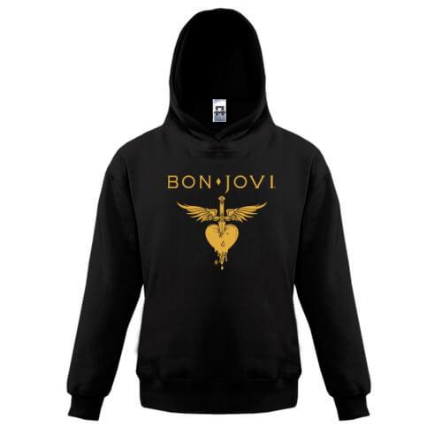 Дитяча толстовка Bon Jovi gold logo