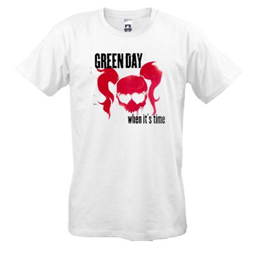 Футболка Green day - When it's time