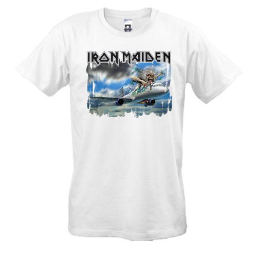 Футболка Iron Maiden - Монстр на самолете
