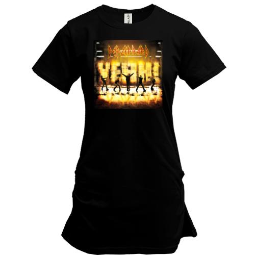 Подовжена футболка Def Leppard - Yeah!