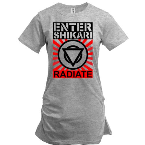 Подовжена футболка Enter Shikari Radiate
