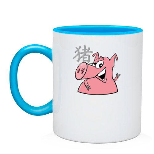 Чашка с китайской свиньёй