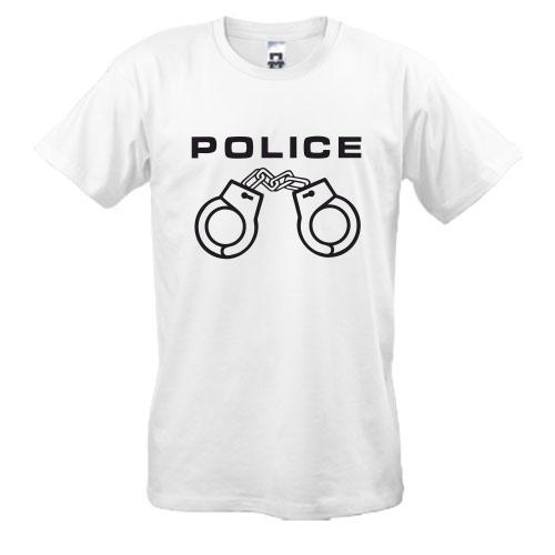 Футболка POLICE з наручниками