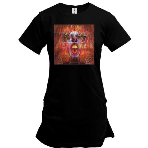 Подовжена футболка KISS Psycho Circus