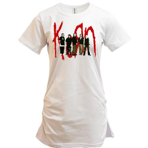 Подовжена футболка Korn Band
