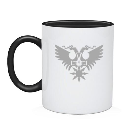Чашка Behemoth лого з хрестом