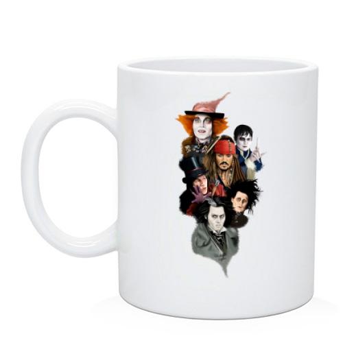 Чашка з персонажами Джонні Деппа