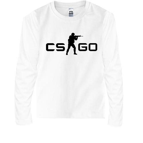Детская футболка с длинным рукавом CS GO