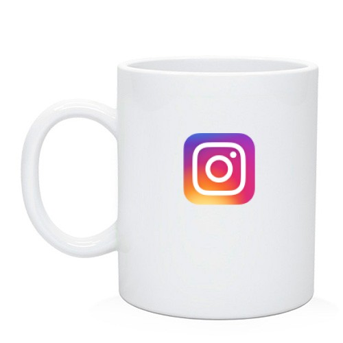 Чашка с логотипом Instagram