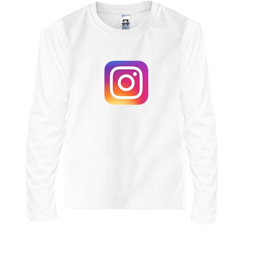 Дитячий лонгслів з логотипом Instagram