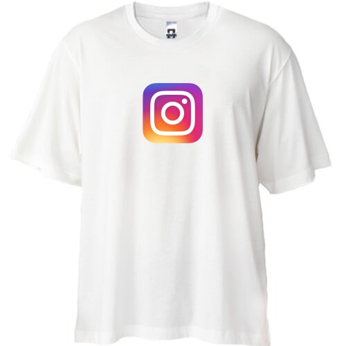 Футболка oversize з логотипом Instagram