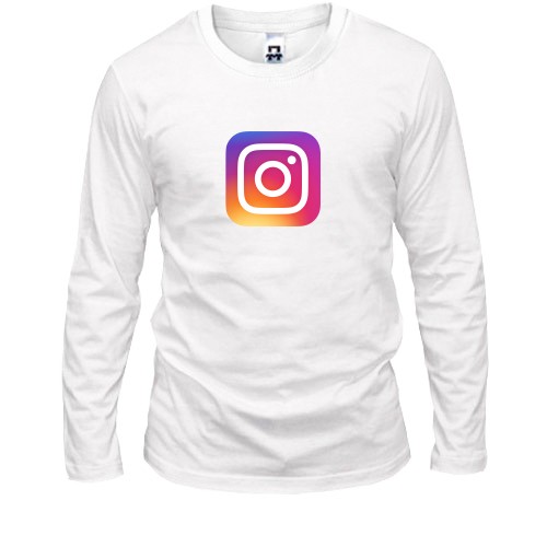 Мужской лонгслив с логотипом Instagram
