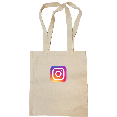 Сумка шопер з логотипом Instagram