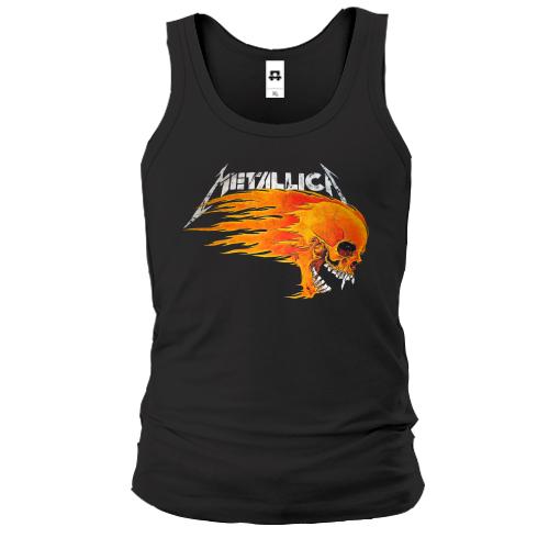 Майка Metallica (с огненным черепом)