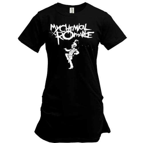 Подовжена футболка My Chemical Romance - The Black Parade