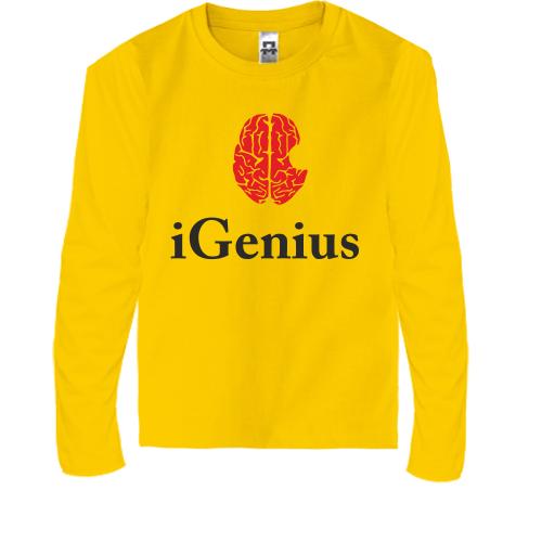 Дитячий лонгслів iGenius (Я геній)