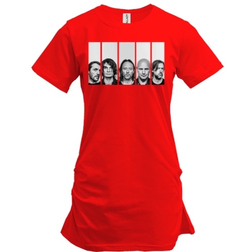 Подовжена футболка Radiohead Band (2)